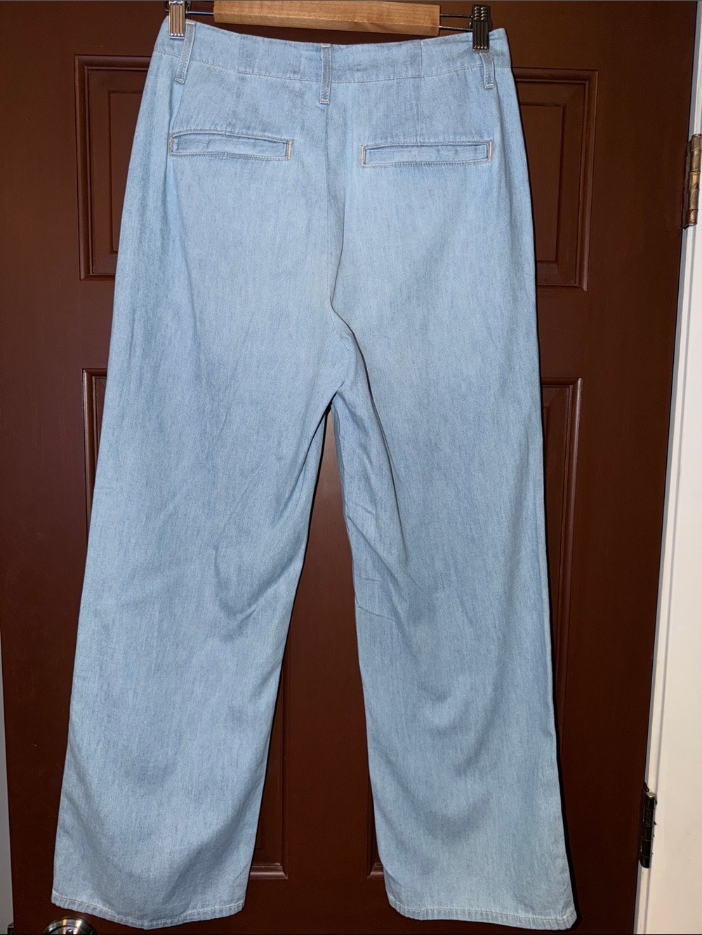 L'AGENCE Light Blue Wide Leg Jeans - Picture 4 of 4